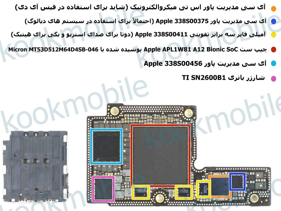بخش دوم-شماتیک-iPhone-XSMax