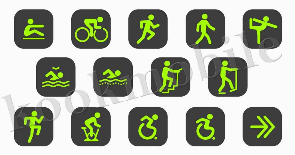 مجموعه-تمرینات-بدنی-موجود-برای-انتخاب-در-برنامه-Workouts