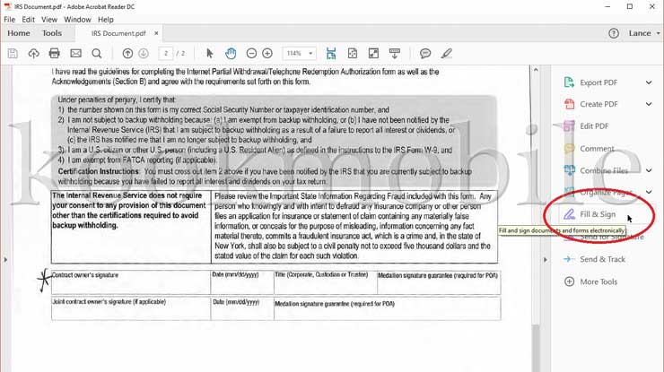 مشاهده-ابزار-برنامه-Adobe-Acrobat-Reader