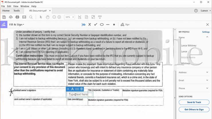 کار-با-ابزار-Fill-&-Sign