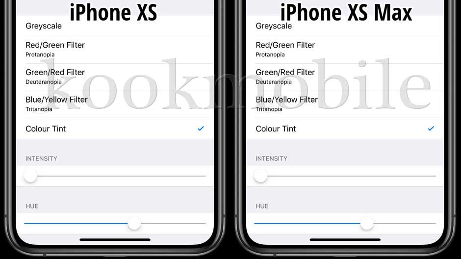 تنظیمات-درست-HUE-روی-گوشی-های-iPhone-XS-,-XS-Max