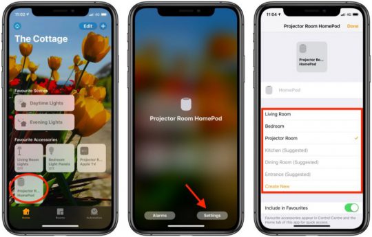 چطور اتاق های خانه را به نرم افزار Apple's Home اضافه کنیم