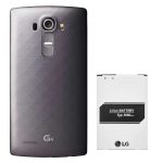 باتری گوشی lg g4 در کنار موبایل ال جی g4