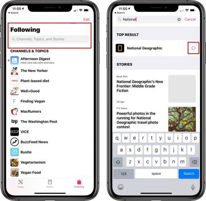 چگونه در +Apple News یک مجله را به My Magazines اضافه کنیم؟