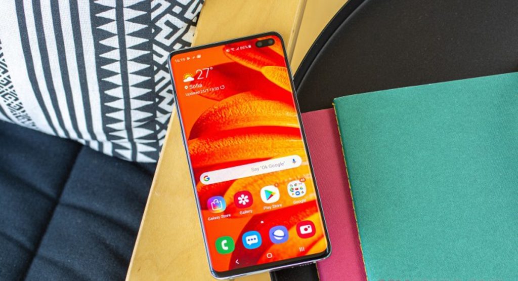 صفحه نمایش و حسگر اثرانگشت گلکسی +S10