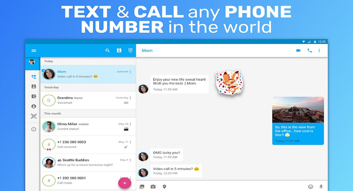 ساخت شماره ی مجازی انگلیس با برنامه Text Me