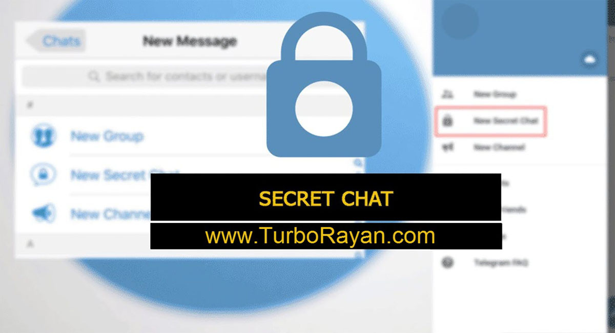 اسکرین شات از سکرت چت تلگرام