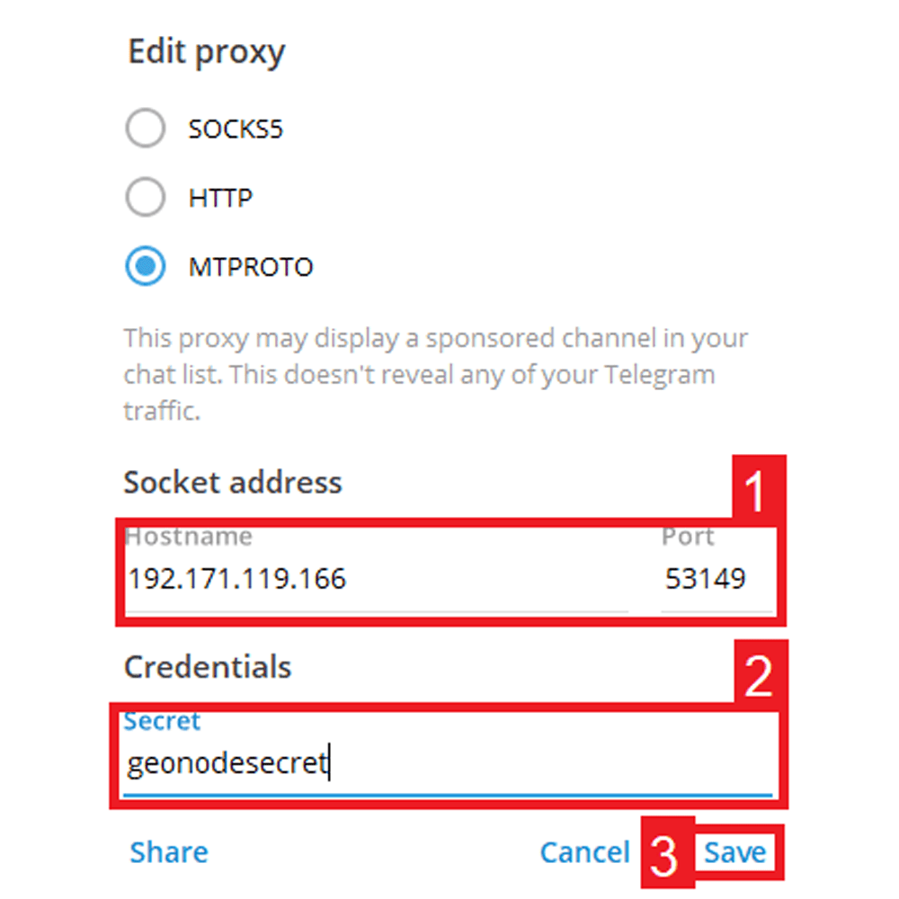 روی ذخیره کلیک کنید