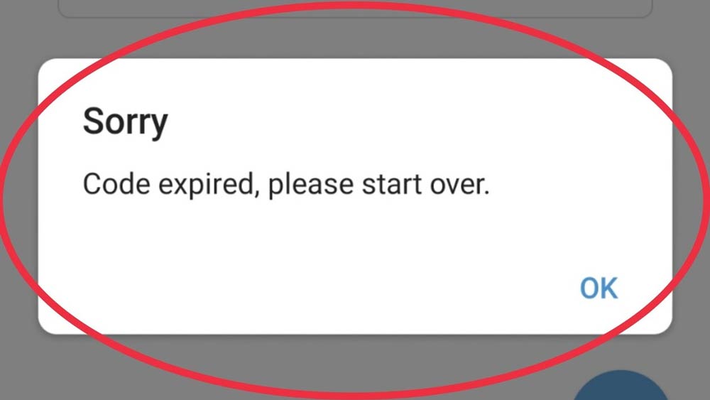 پیغام Code expired, please login again و دلیل مشکل منقضی شدن کد تلگرام