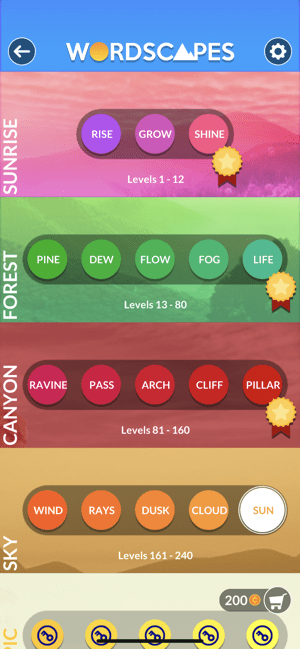 دانلودبازی Wordscapes - کوک موبایل