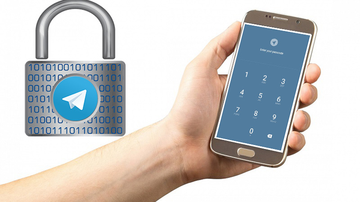 قفل خودکار تلگرام با Passcode Lock