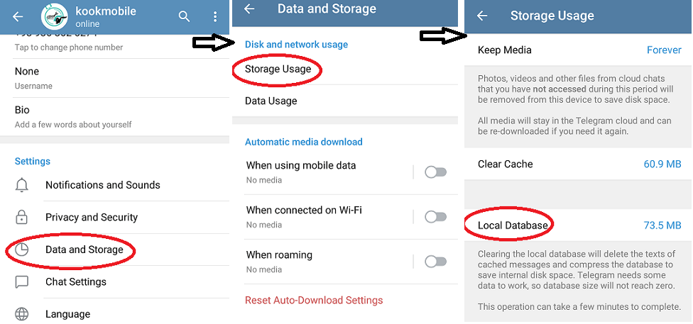 حذف تمام پیام های تلگرام
