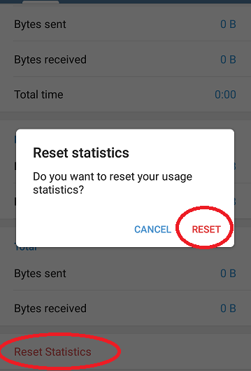 گزینه RESET را انتخاب نمایید