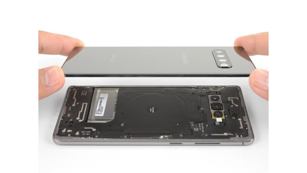 آموزش تعویض قاب پشت گوشی سامسونگ S10 پلاس