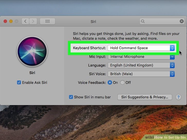 در صورت لزوم میانبر صفحه کلید را تغییر دهید