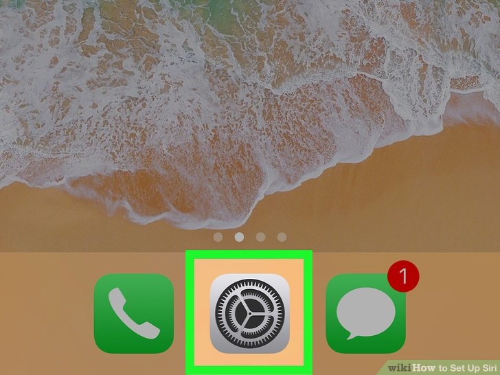 منوی تنظیمات آیفون خود را باز کنید