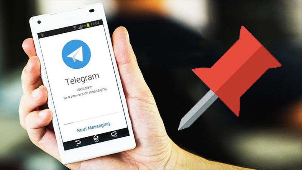 پین کردن پیام در سوپر گروه تلگرام