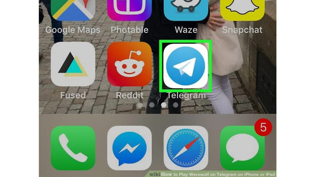 آموزش بازی گرگینه در تلگرام در آیفون و آیپد