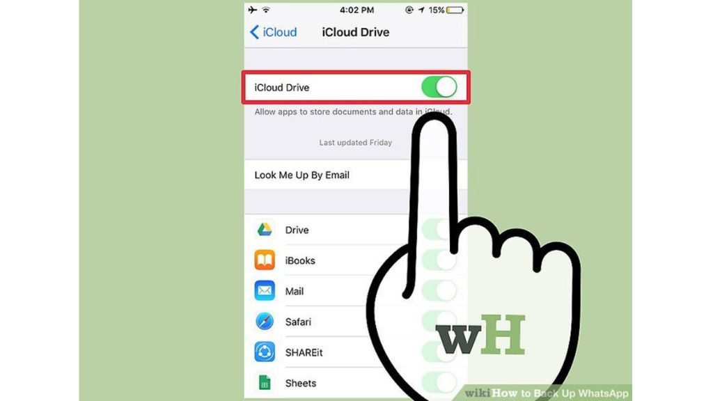 تهیه نسخه پشتیبان از واتس اپ