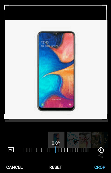 چرخش عکس با دقت بالا