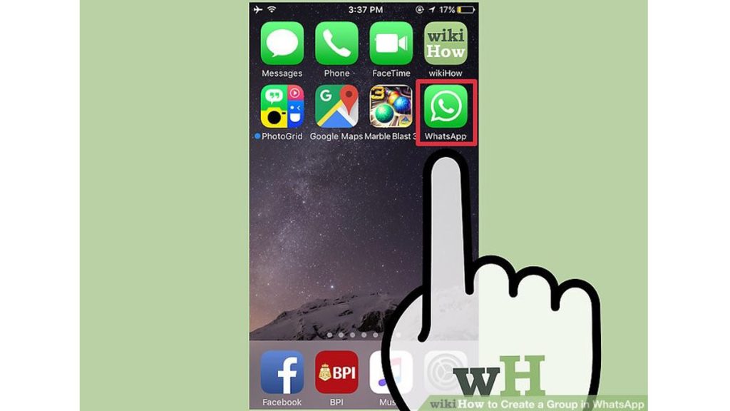 نحوه ساخت گروه در واتس اپ