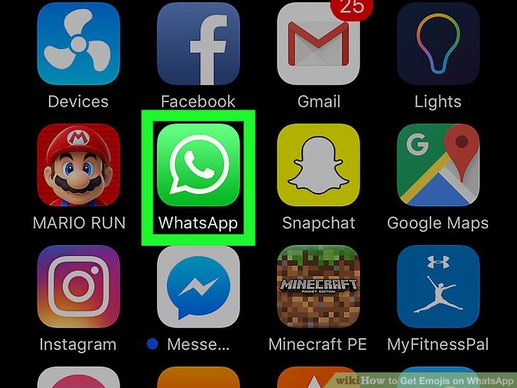 واتس اپ را باز کنید