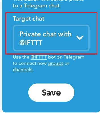 لمس گزینه save