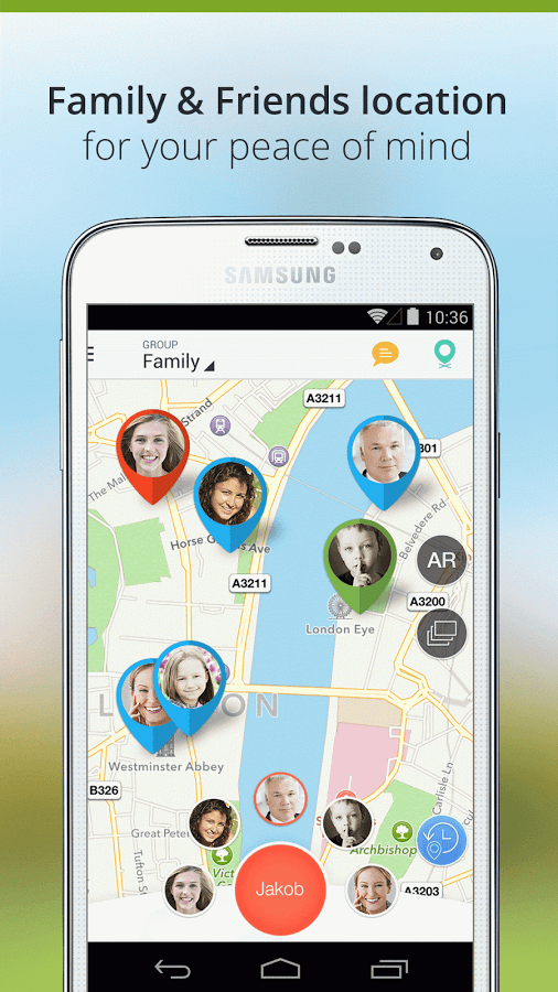 اپلیکیشن Sygic Family Locator اپلیکیشن Sygic Family Locator