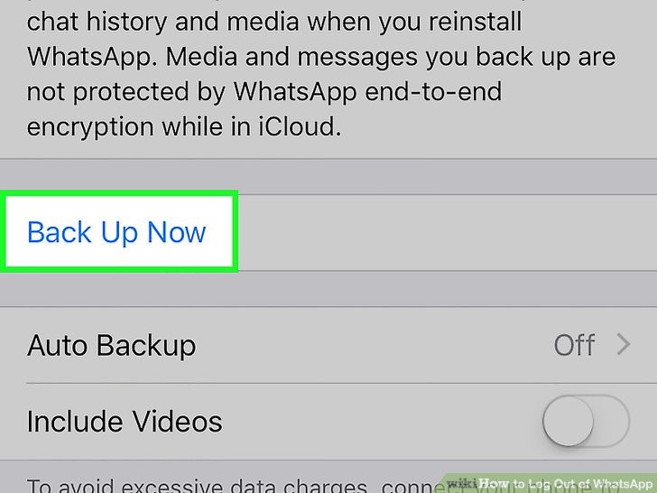 از چت های خود نسخه پشتیبان تهیه کنید