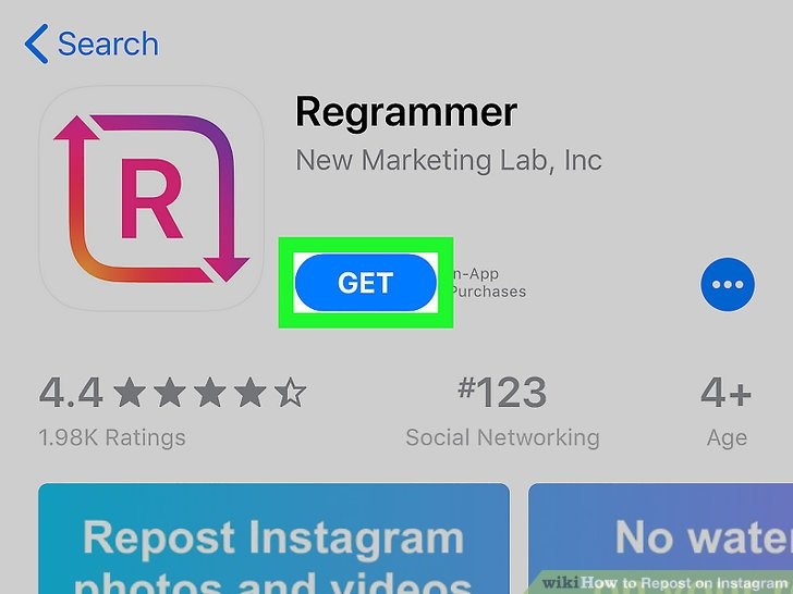 برنامه Regrammer برای اینستاگرام را دانلود و نصب کنید