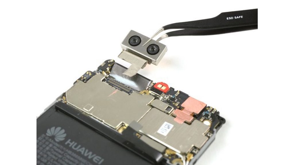 آموزش تعویض دوربین عقب هواوی P10 Plus