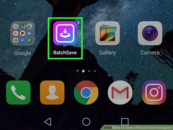 برنامه Batchsave را باز کنید