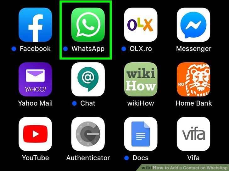 برنامه WhatsApp را باز کنید