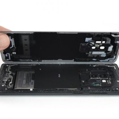 گلس پشت را بردارید درسامسونگ گلکسی S9 Plus