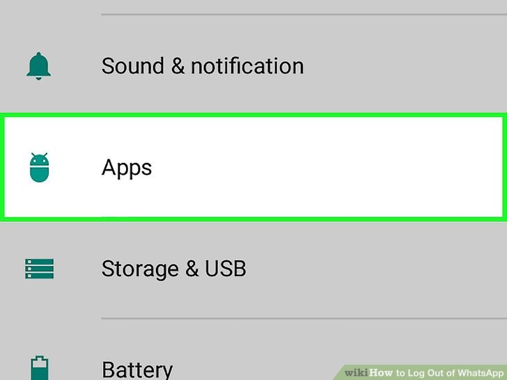 به پایین بیایید و روی برنامه ها ضربه بزنید