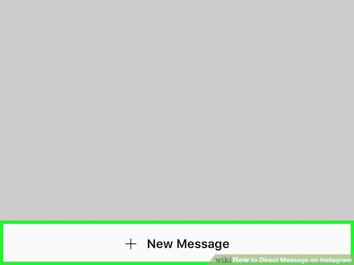 روی گزینه پیام جدید New Message ضربه بزنید