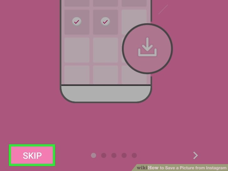 روی گزینه SKIP ضربه بزنید
