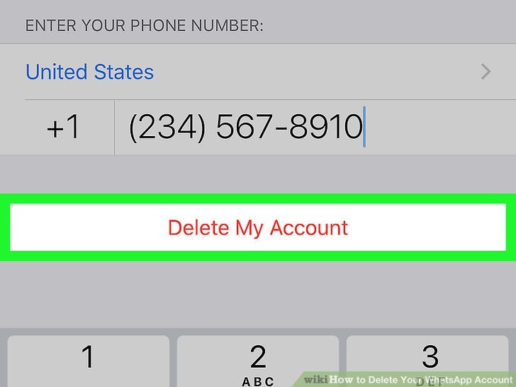 روی گزینه Delete My Accountضربه بزنید