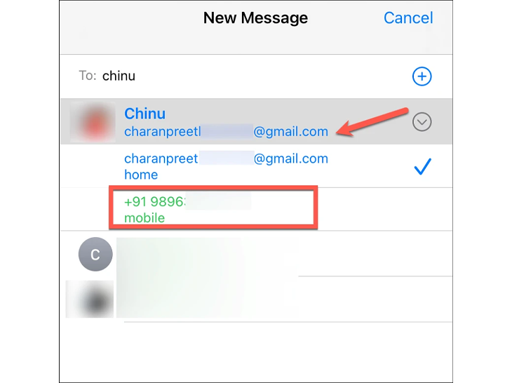 شماره تلفن و Apple ID آنها را بررسی کنید