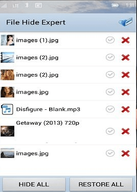 برنامه File Hide Expert