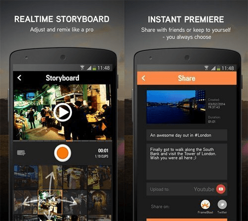 برنامه FrameBlast – HD Video Editor\