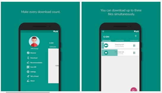 برنامه G-Download Manager برنامه G-Download Manager