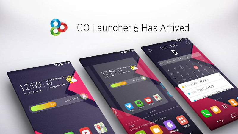 پنهان کردن برنامه ها در اندروید با استفاده از Go Launcher پنهان کردن برنامه ها در اندروید با استفاده از Go Launcher