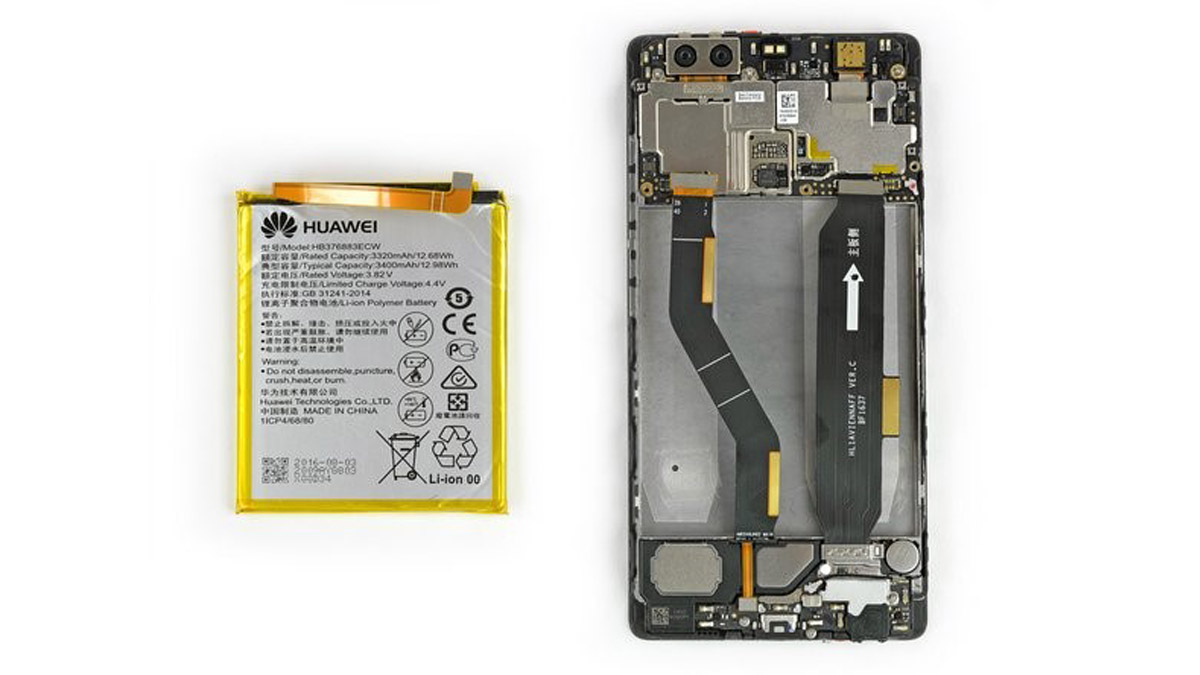 آموزش تعویض باتری هواوی P9 Plus