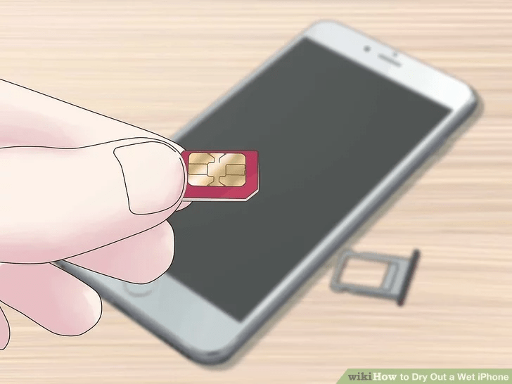 سیم کارت را بیرون بیاورید