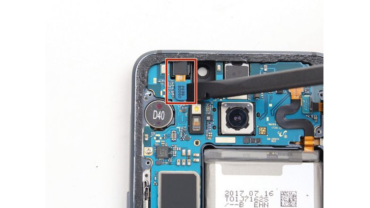 آموزش تعویض اسکنر Iris سامسونگ S8 Active