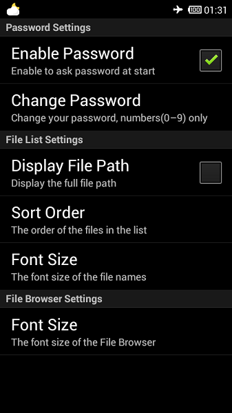 گزینه Enable Password را انتخاب نمایید