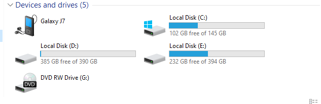 وارد بخش My Computer یا This PC شوید وارد بخش My Computer یا This PC شوید