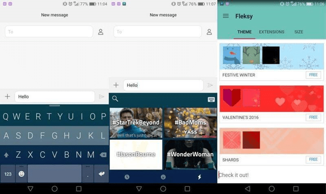کیبورد مجازی Flesky
