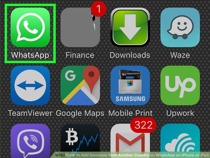 واتس اپ را باز کنید